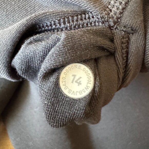 NWT Lululemon Wunder Under Luon High Rise Tights, 25'' Length, Black, Size 14 - Picture 15 of 16
